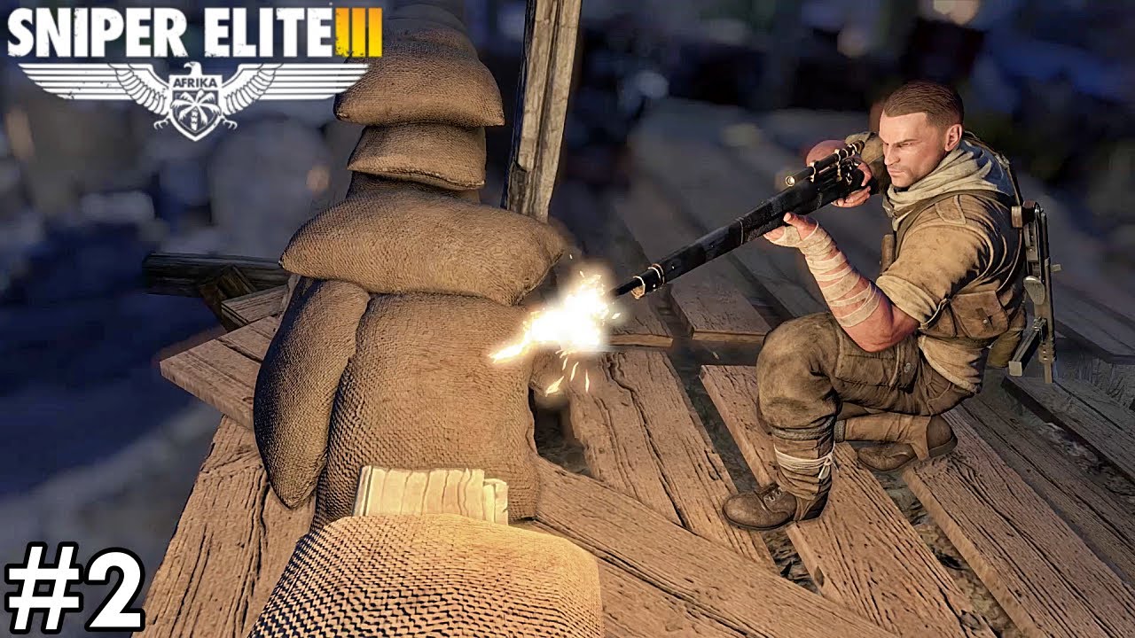 GABEROUN | Sniper Elite 3 Walkthrough Longplay | Part 2