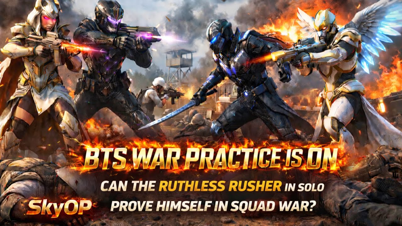 BTS WAR 🔥 | iPad Pro M5 Gameplay Bgmi Live 🔥 #madanop #skyop #bgmi #botsquad