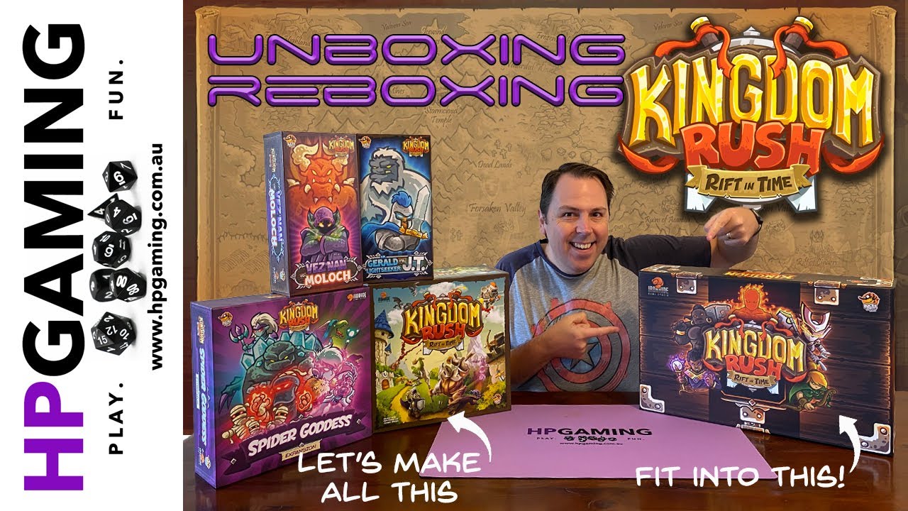 GameLINK! | Unboxing Reboxing | Kingdom Rush: Rift In Time Emperor Chest