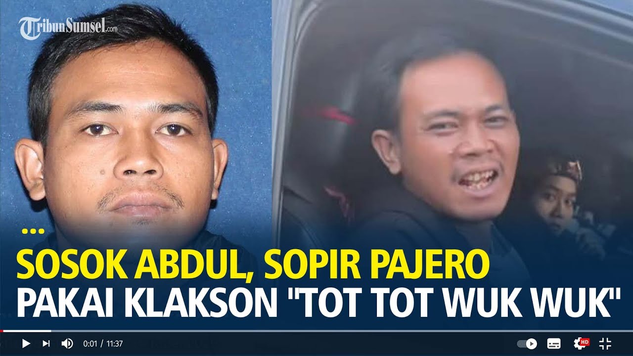 Sosok Abdul, Pengemudi Pajero Viral Pakai Klakson 