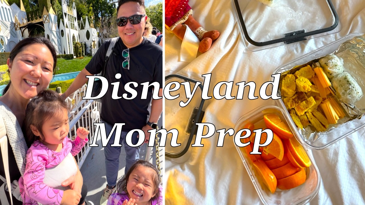 Disneyland Mom Prep Day | Cooking, Snacks & Packing With Kids