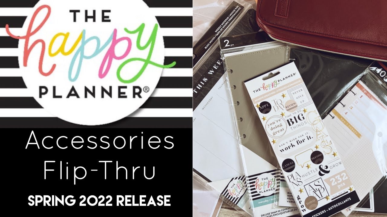 All About the Planner Accessories | Spring 2022 Release | The Happy Planner