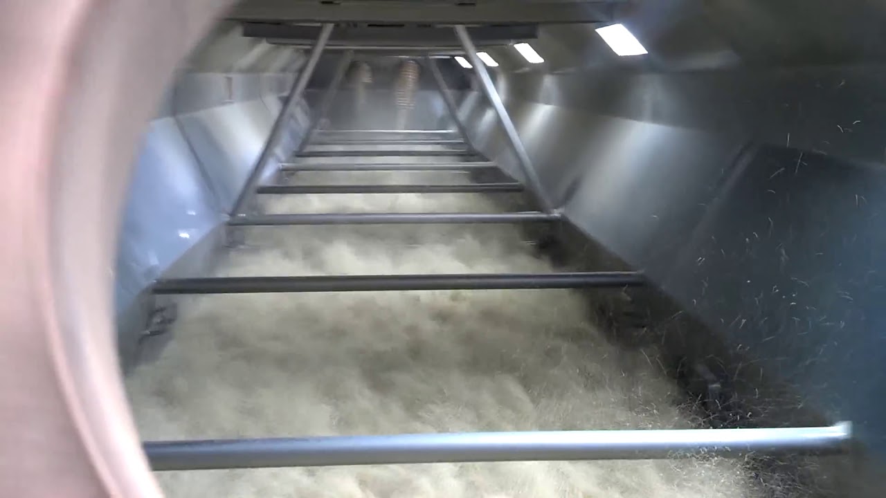 Horizontal vibrate fluid bed dryer