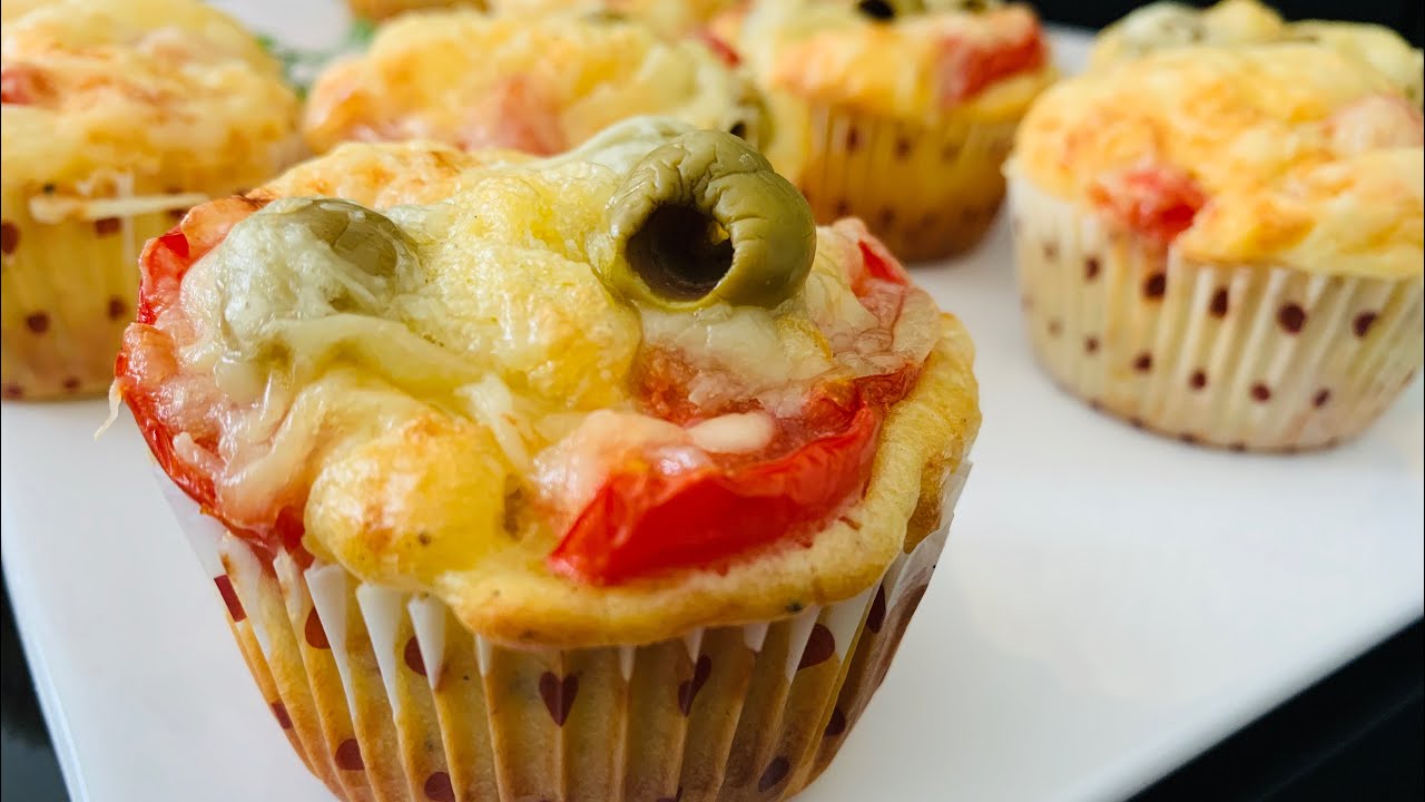 Muffins Salés Façon Pizza, Apéritifs réussis à 100%