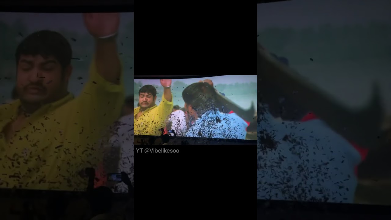 Simhadri re-release | Fans reaction🔥❤️&zwj;🔥| Singhamalai entry | Bhramaramba theatre