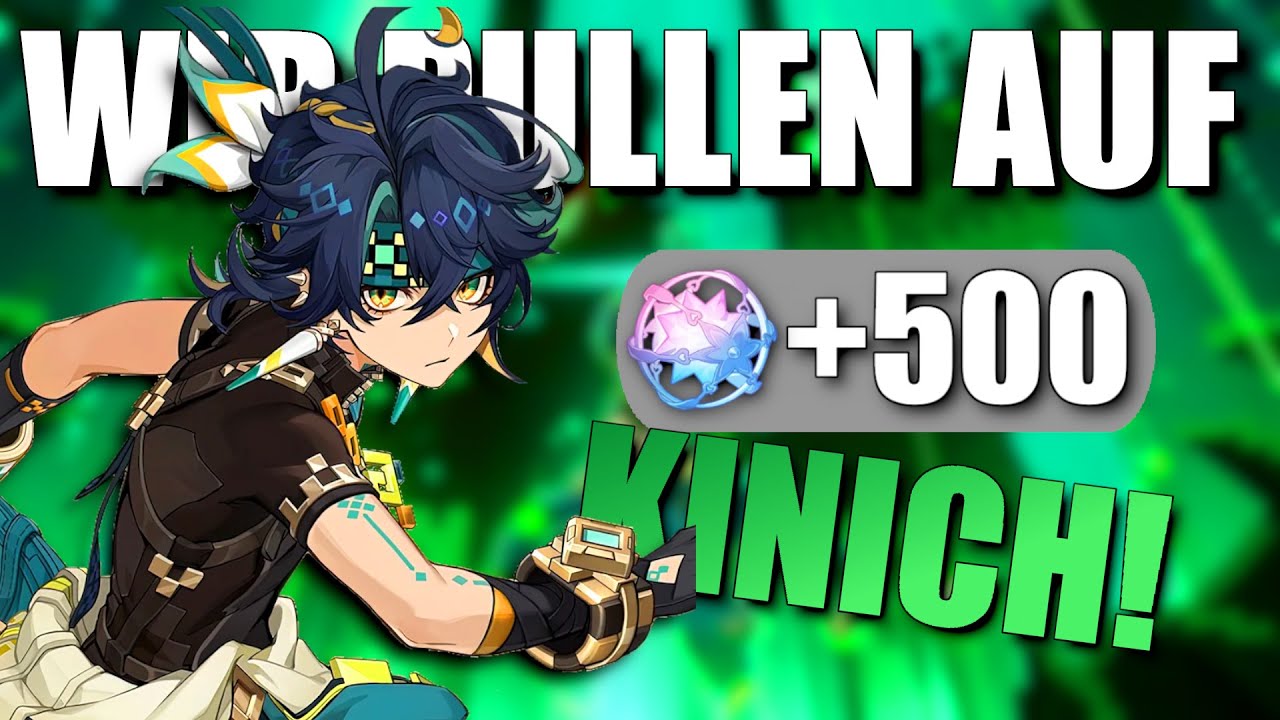 &Uuml;BER 500 BRUTALE PULLS AUF KINICH und RAIDEN!? War nur spa&szlig; hab geweint lol I Genshin Impact