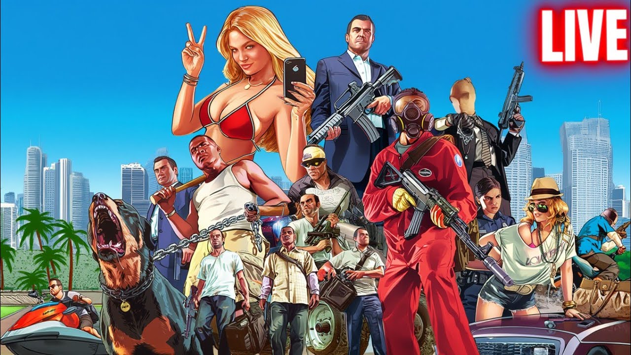 🔴 jogando GTA 5 ao vivo 🎮🕹