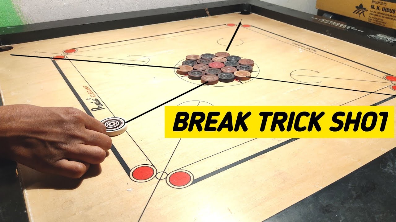 carrom board tricks | carrom board break trick | carrom | best carrom shots| vidharbh carrom|carrom