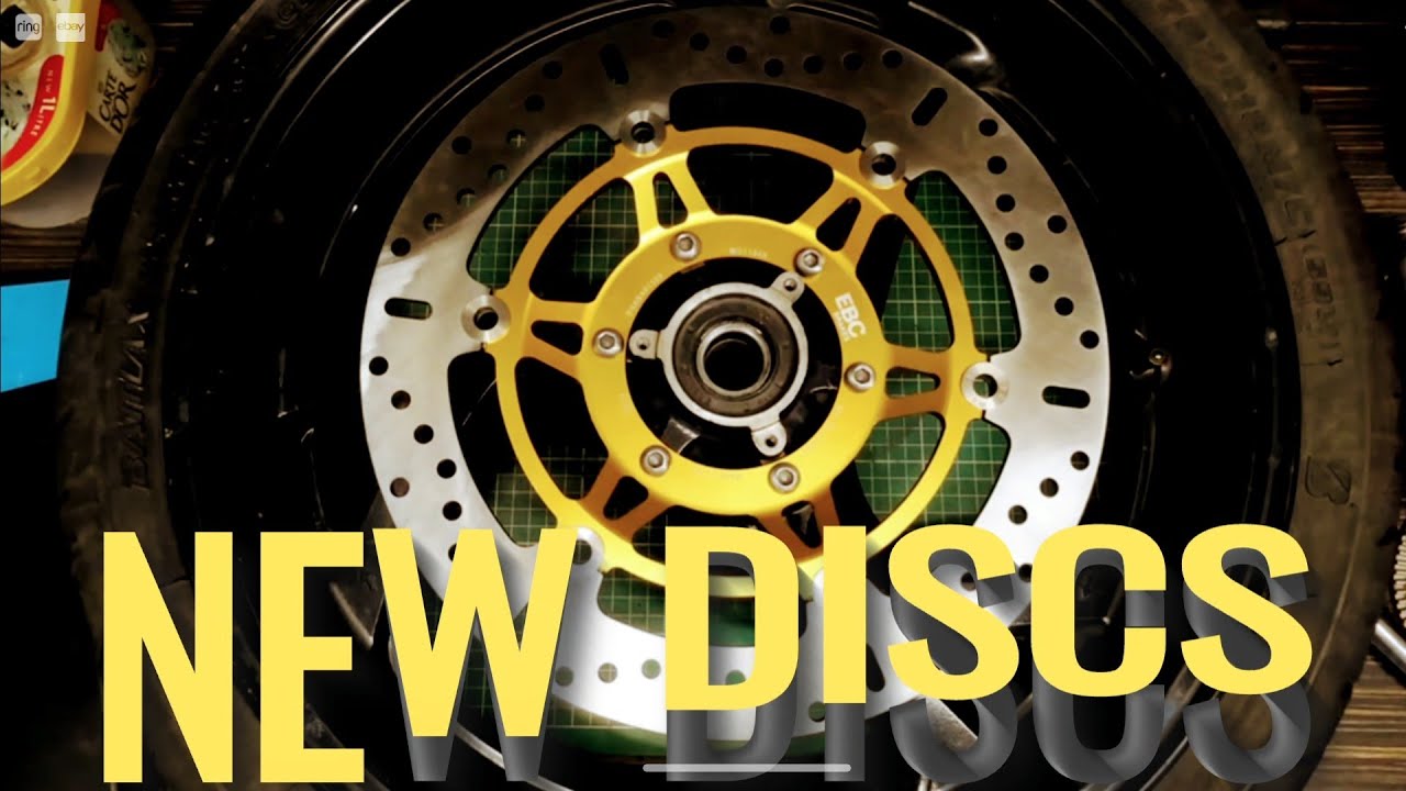 Fitting new EBC discs on my ST1300.