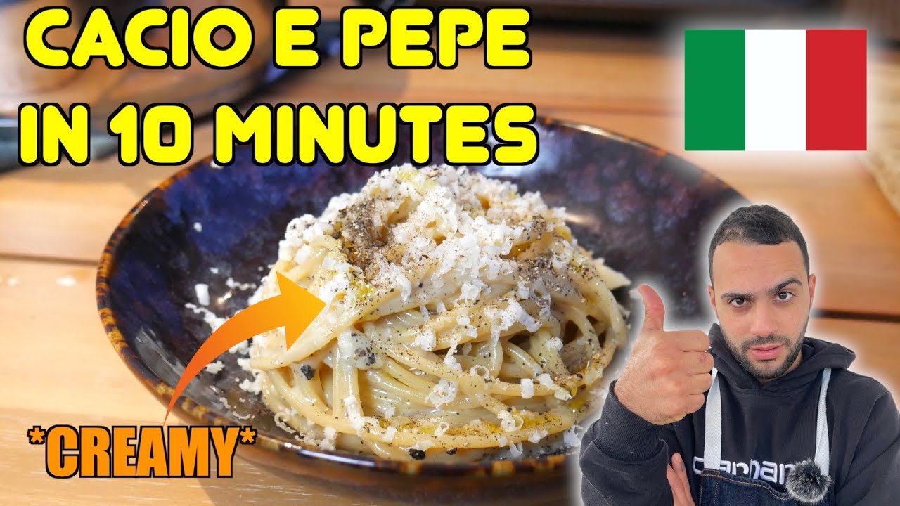 how to make REAL CACIO E PEPE😱  *by an italian chef* 🇮🇹