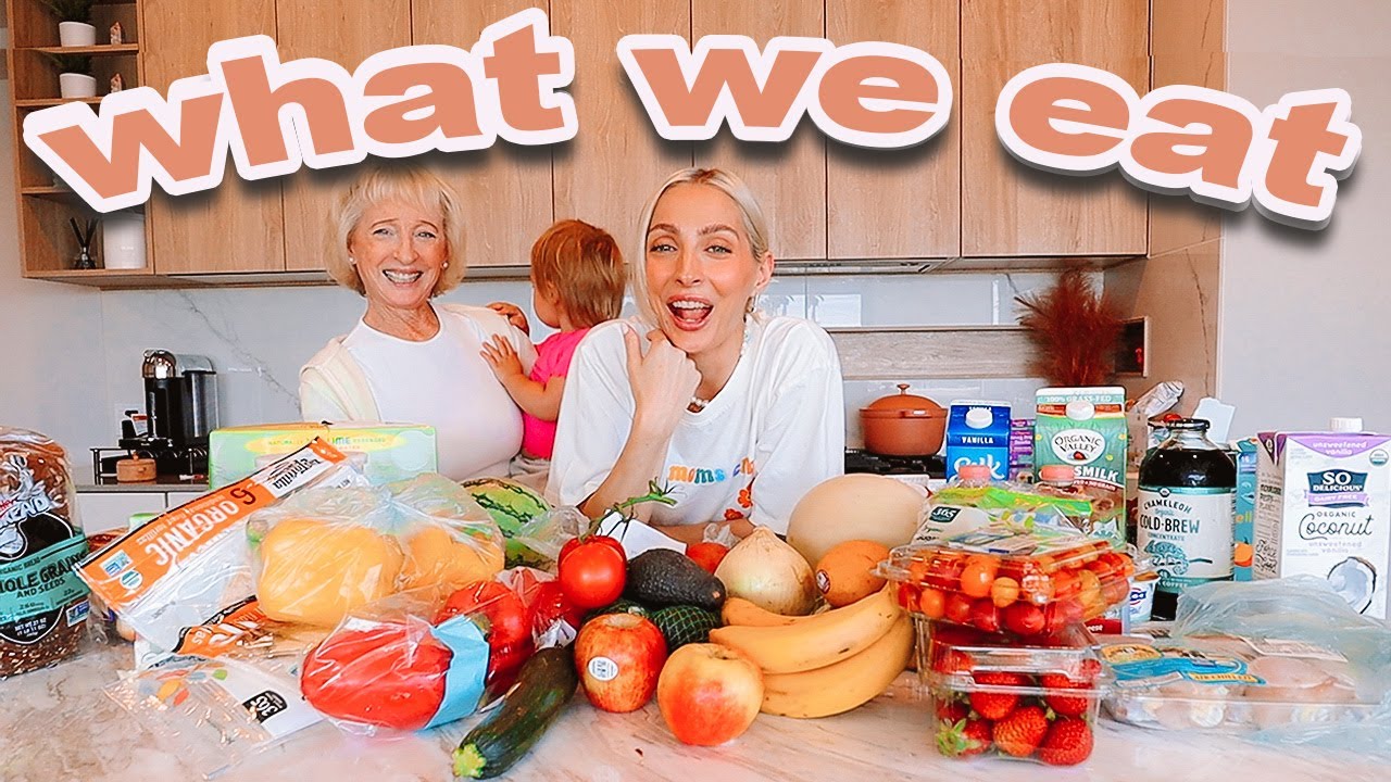 what we eat 👶🏼✨ grocery haul essentials for toddler and mama