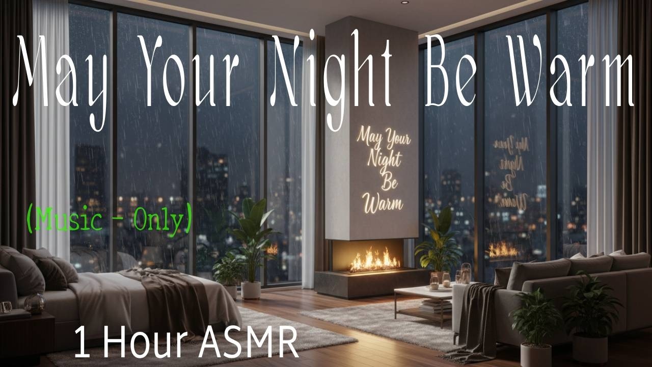 (Music-Only)  1 Hour ASMR | May Your Night Be Warm 🛋️  잘 때 듣기 좋은 음악 😴