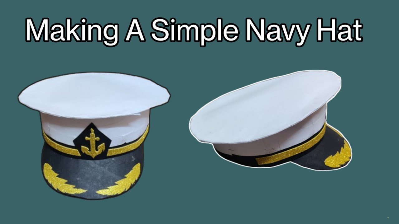 How to make a paper Hat | sailor captain hat | Navy hat | craft |