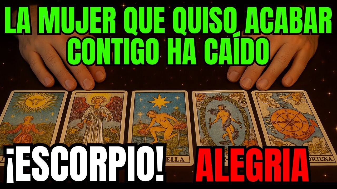 ESCORPIO ♏‼️ NO VEAS 💀 ESTO SINO ESTÁS PREPARADO 😮 CAYÓ LA MUJER QUE QUISO ACABAR CONTIGO ⚰️