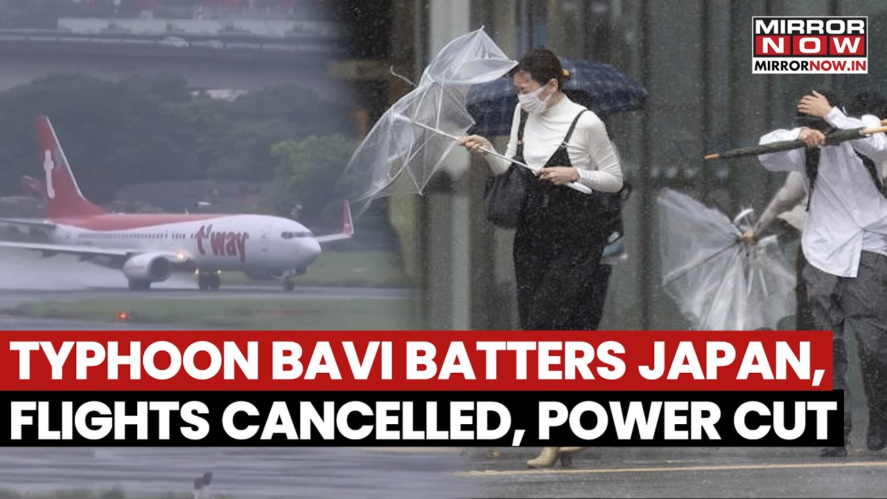 Typhoon Bavi Batters Japan, Taiwan, Several Flights Cancelled, Power Cut, Next Stop China | Watch