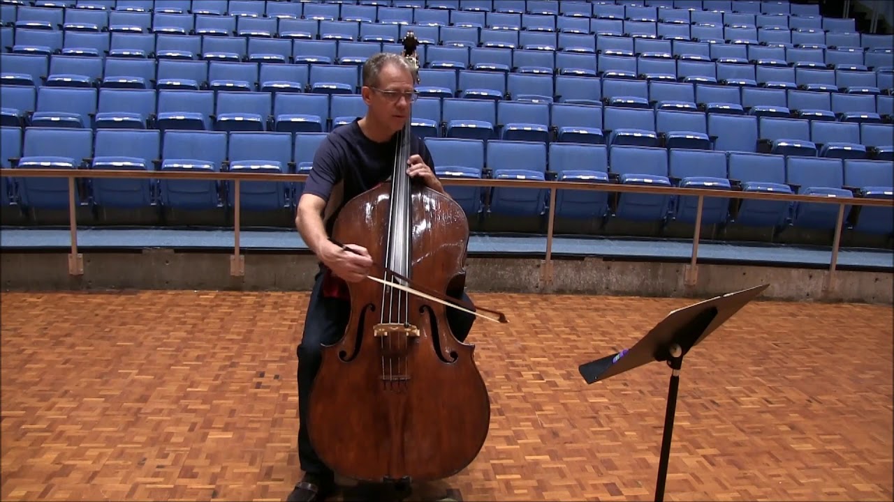 Kreutzer Étude No. 1 (on double bass)
