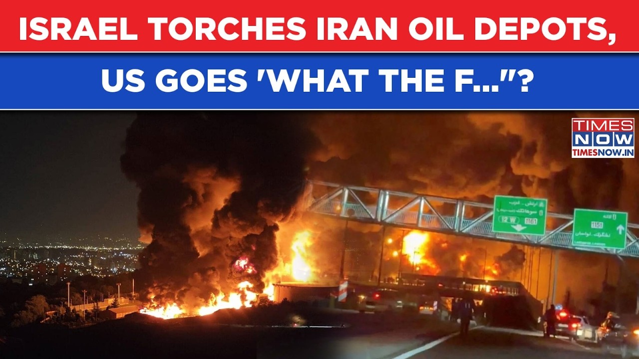 IDF Torches Iran Oil Depots: US Angry, Asks Israel 'What The F...' As Scary Scenes Go Viral? Watch