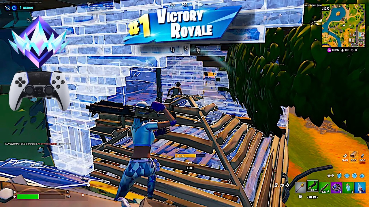 Fortnite Unreal Ranked Reload | PS5 Controller Gameplay