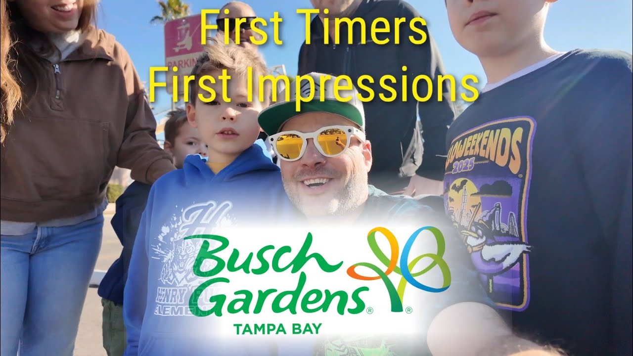 The Miracle at Busch Gardens Tampa! 🐆 | 2026 First Impressions from First Timers VLOG 1 Mardi Gras