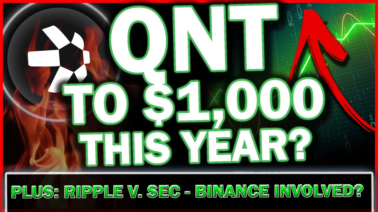 QNT To $1,000 This Year? QNT 10X since Nov. 2020 Will do it AGAIN! 2021 QNT Price Prediction!