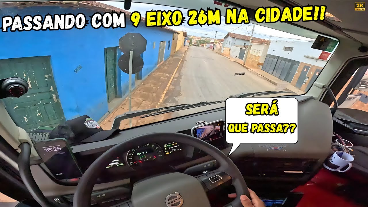 Passando com 9Eixo 26M na Cidade, Dicas de condução!!!