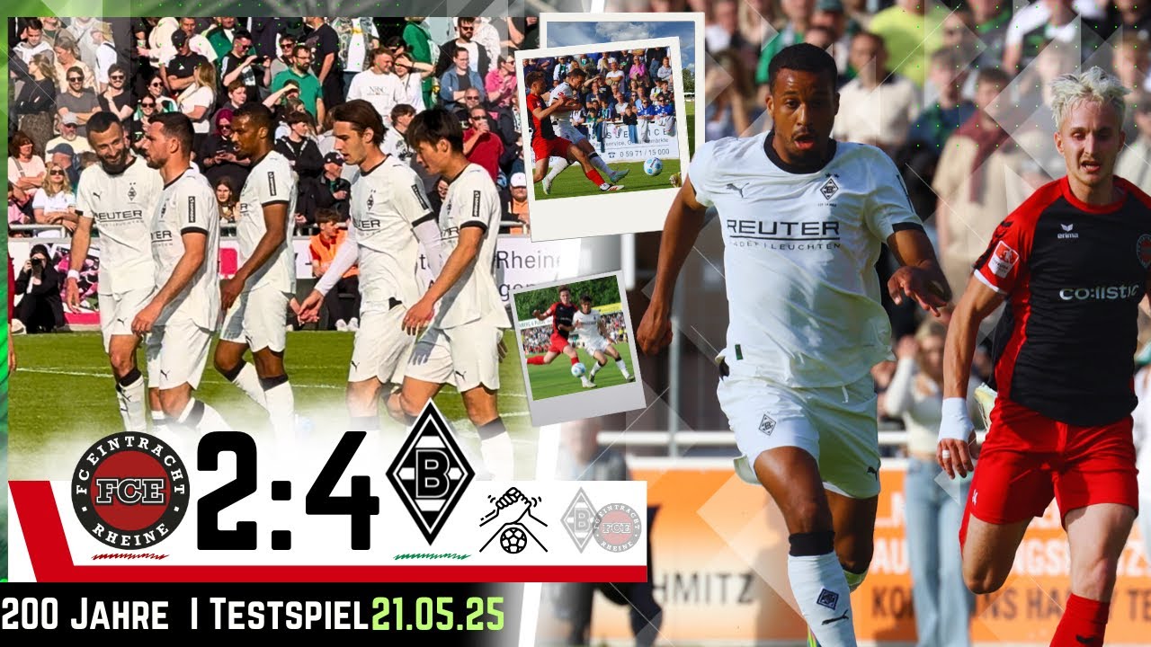 RHEINE vs. GLADBACH StadionVlog⚽️BORUSSEN beginnen TESTSPIEL-WOCHE mit SIEG🔥‼️