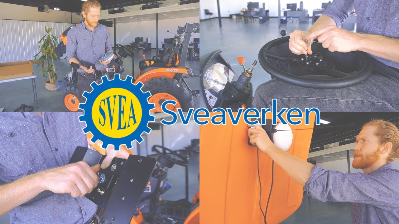 INSTALACION de SISTEMA AUTOMATICO | Sveaverken F100 Sistema De Dirección Automática