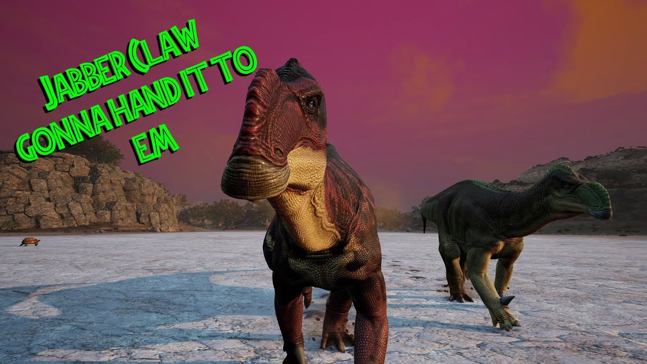 Iggy Jabbin on Path of Titans - Iguanodon Officials PvP Compilation - Dino Build