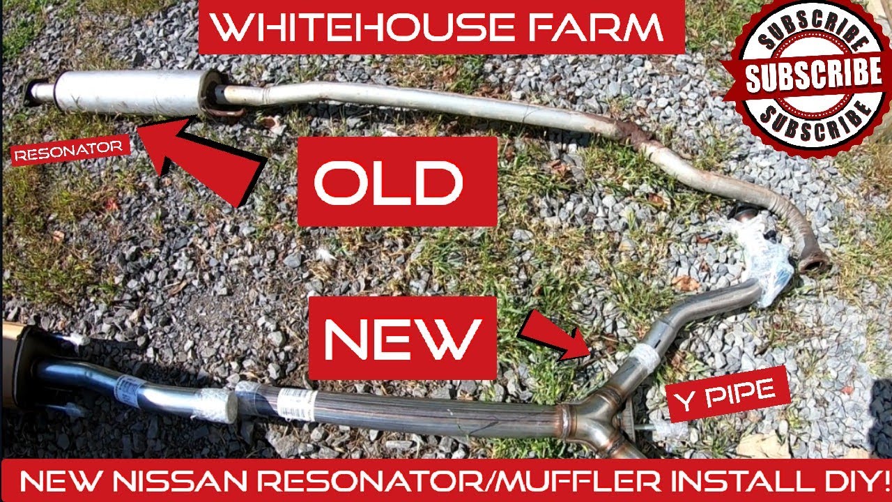 How To Replace A Resonator And Muffler On A Nissan Altima DIY!