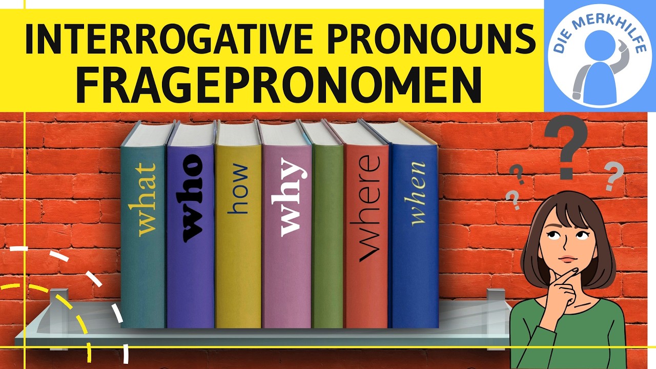 Fragepronomen / Interrogativpronomen (interrogative pronouns) im Englischen - Fragewörter, Beispiele