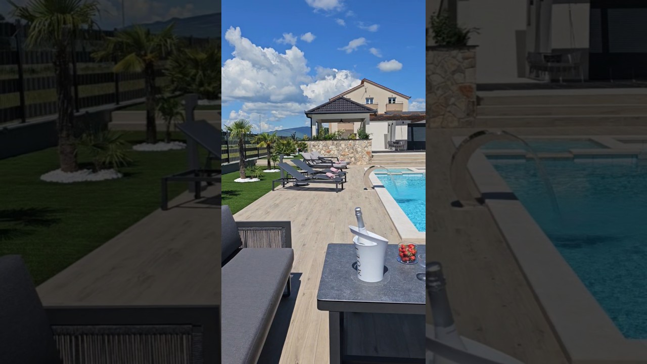 Private Villa in Croatia with Pool & Lounge Area | HomeRent  