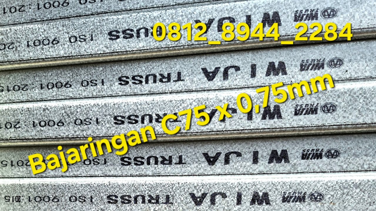 Harga Baja ringan 0.75mm full #bajaringan #tokobesicikarang #tokobesi #tokobesibekasi 