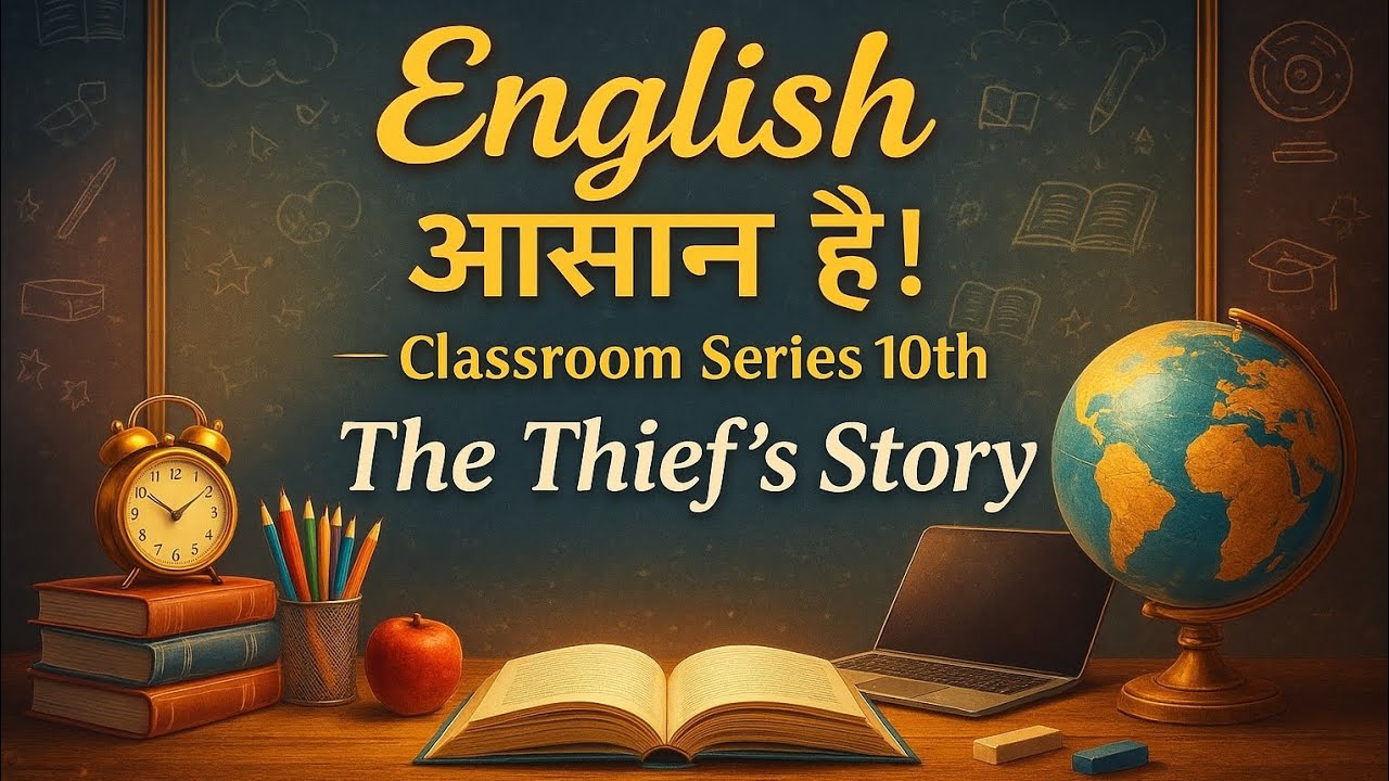 English Class 10 || The Thief's Story Full Hindi Explanation || English Asan Hai