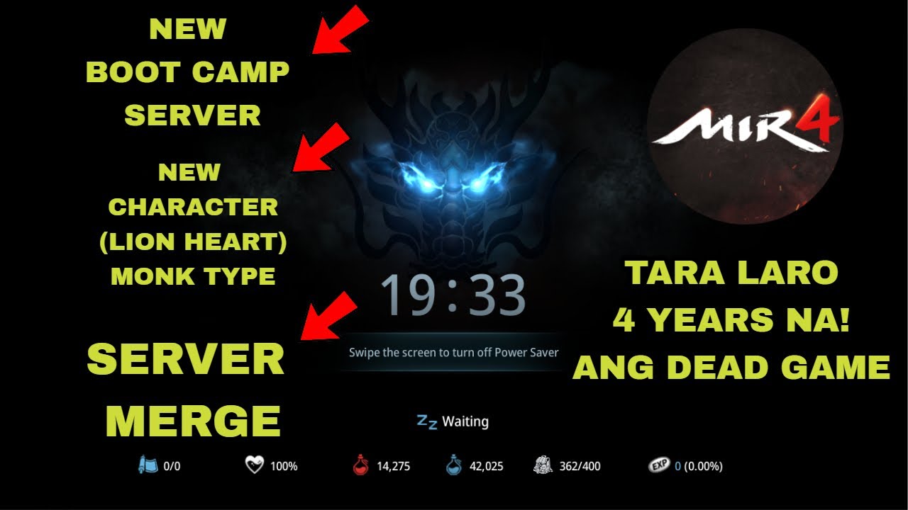 MIR4 - NEW CHARACTER + NEW BOOT CAMP SA 4TH ANNIVERSARY