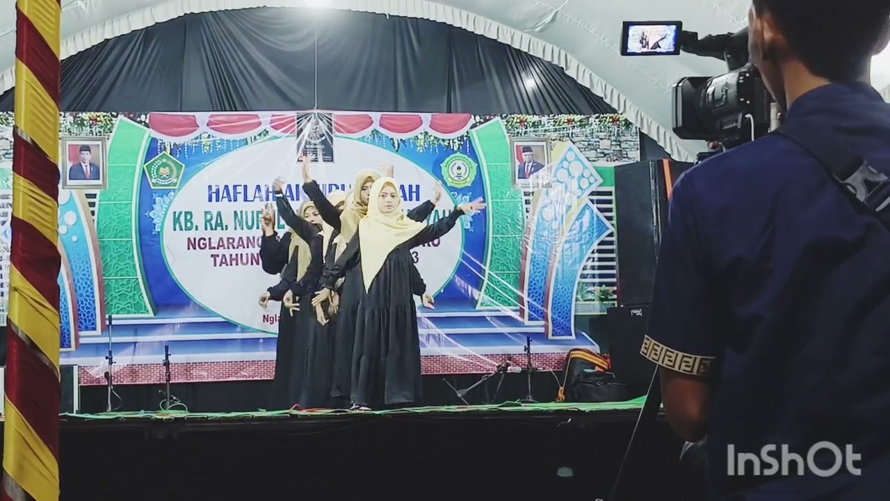 Tari Maulaya Oleh kelas V MI islamiyah Nglarangan dalam Rangka haflah akhirussanah 2022/2023