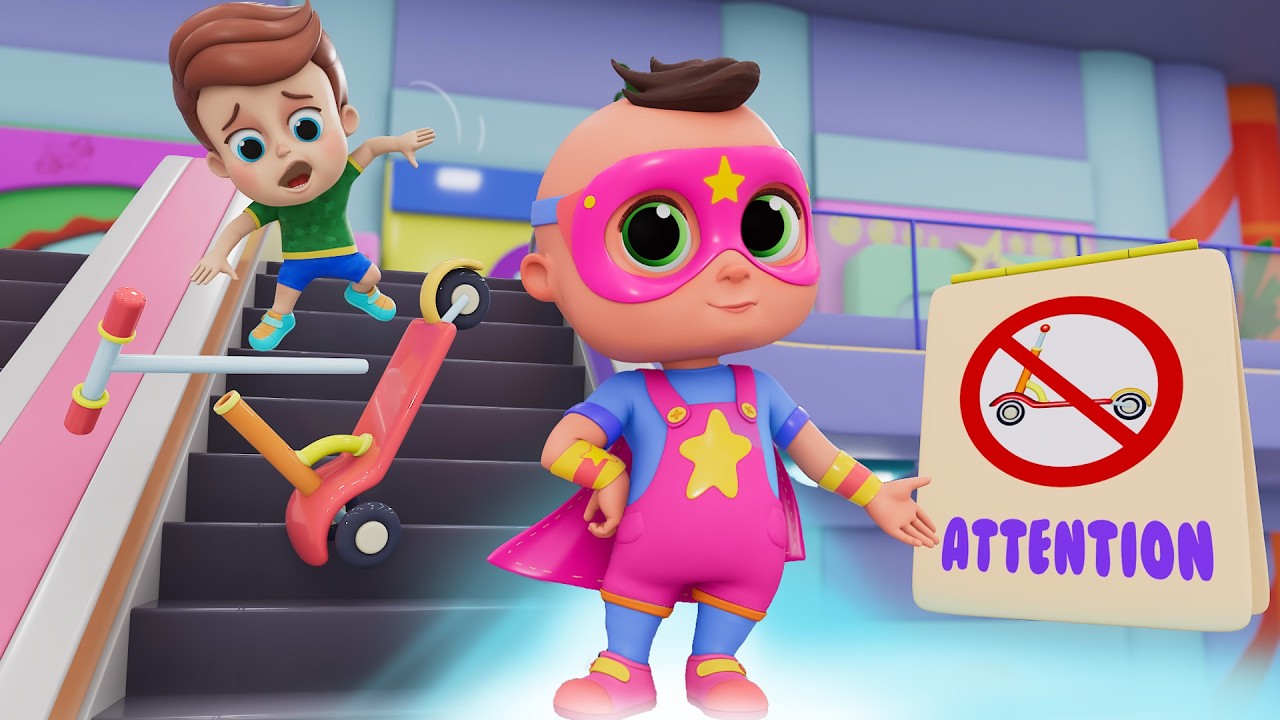 Super Baby Safety Heroes! 🦸&zwj;♂️🎢 Safety Cartoons for Kids 🛡️ Baby Berry Best Collection