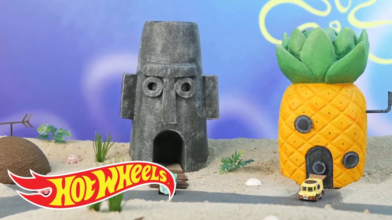 The SpongeBob Squarepants Bikini Bottom Bandit Strikes Again | @HotWheels
