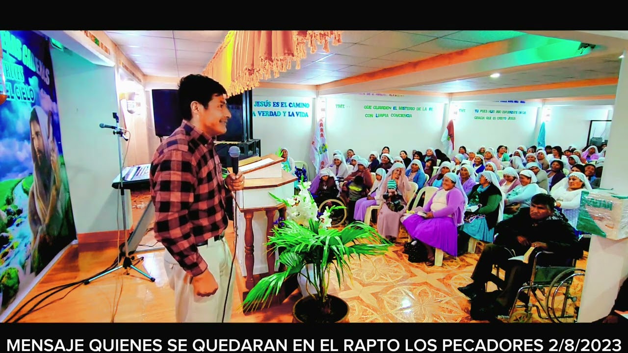 MENSAJE QUIENES SE QUEDARAN EN EL ROPTO LOS PECADORES PTR.LUCIANO ARANCIBIA FLORES