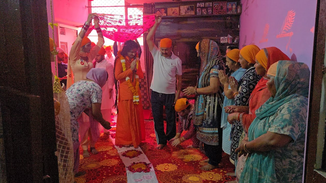 ❤️🦚🙏[BASSIMUDDA HOSHAIRPUR] में श्री गुरू महाराज जी का हुआ भव्य स्वागत और बहुत सुन्दर सत्संग ❤️🦚🙏