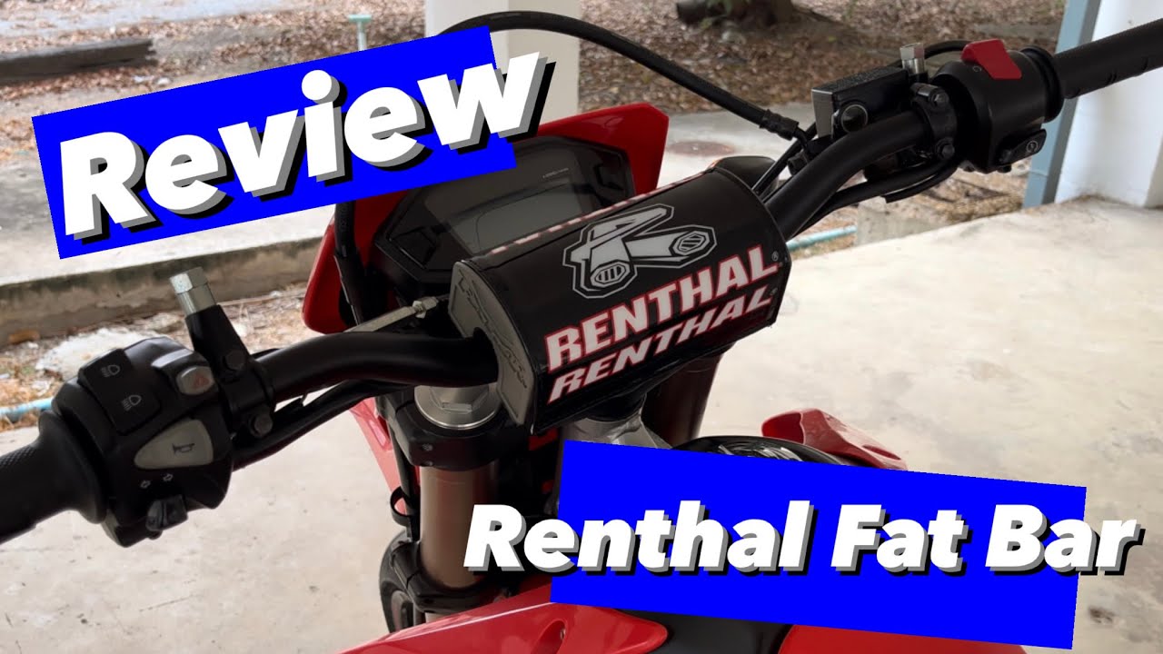 รีวิว แกะกล่อง แฮนด์ Renthal Fat Bar (839)