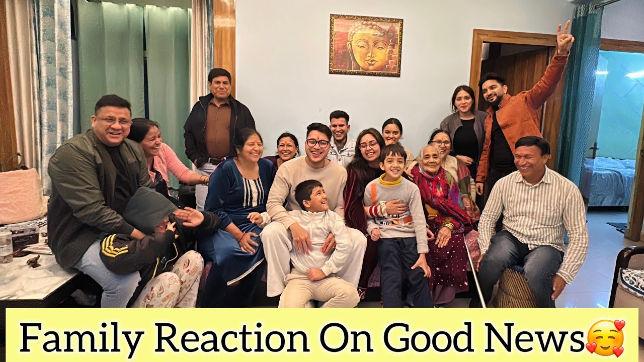 My Wife’s Family Reaction On Pregnancy News😍 || We Are Pregnant🙏🏻🥰 #family #vlog #goodnews #reaction