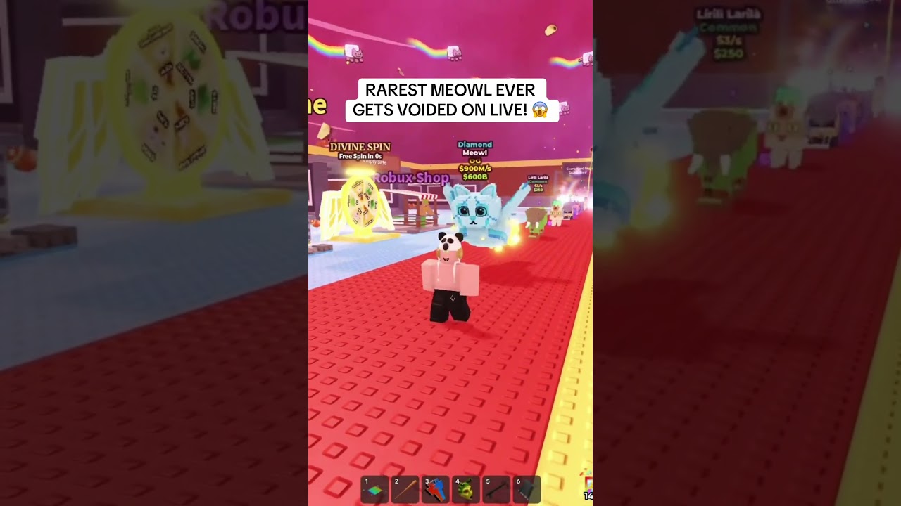 Редчайший случай, когда Meowl был аннулирован в прямом эфире в SAB... #roblox #sab #stealabrainro...