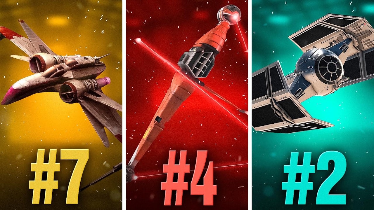 The 10 Most POWERFUL Starfighters in ALL of Star Wars!