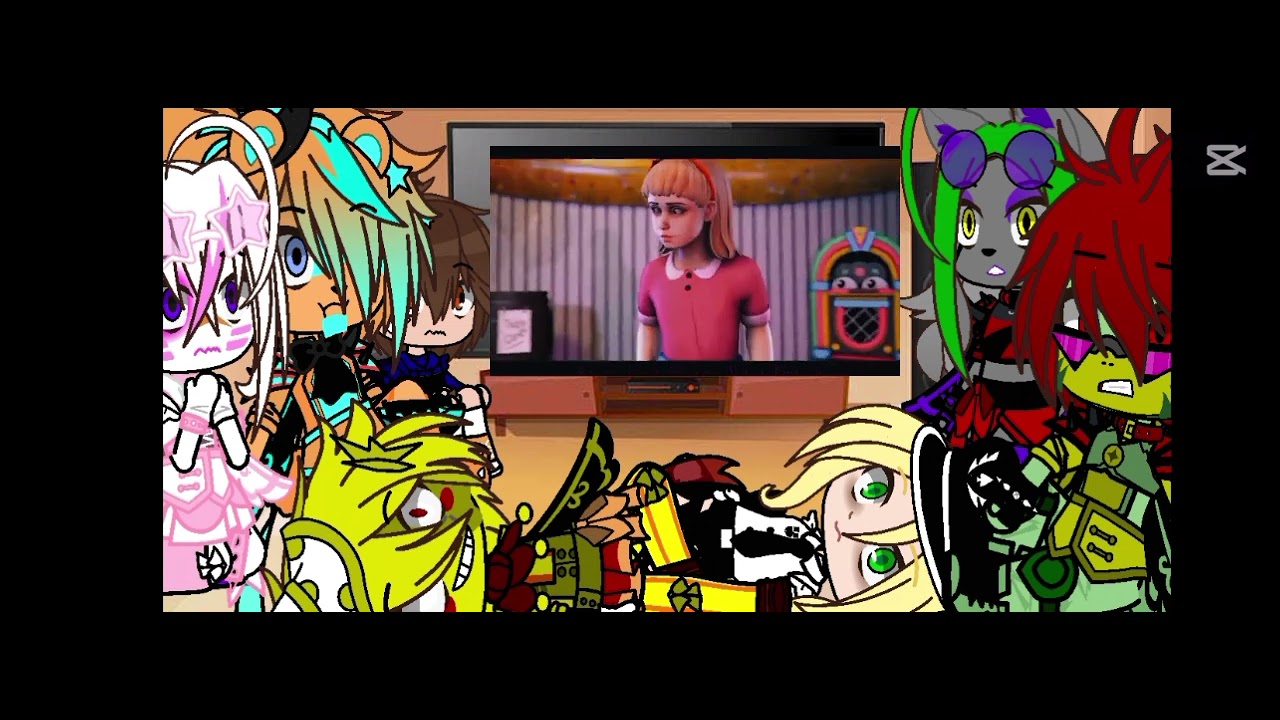 Security breach react to Afton family song remix #gacha #aftonteam #securitybreach