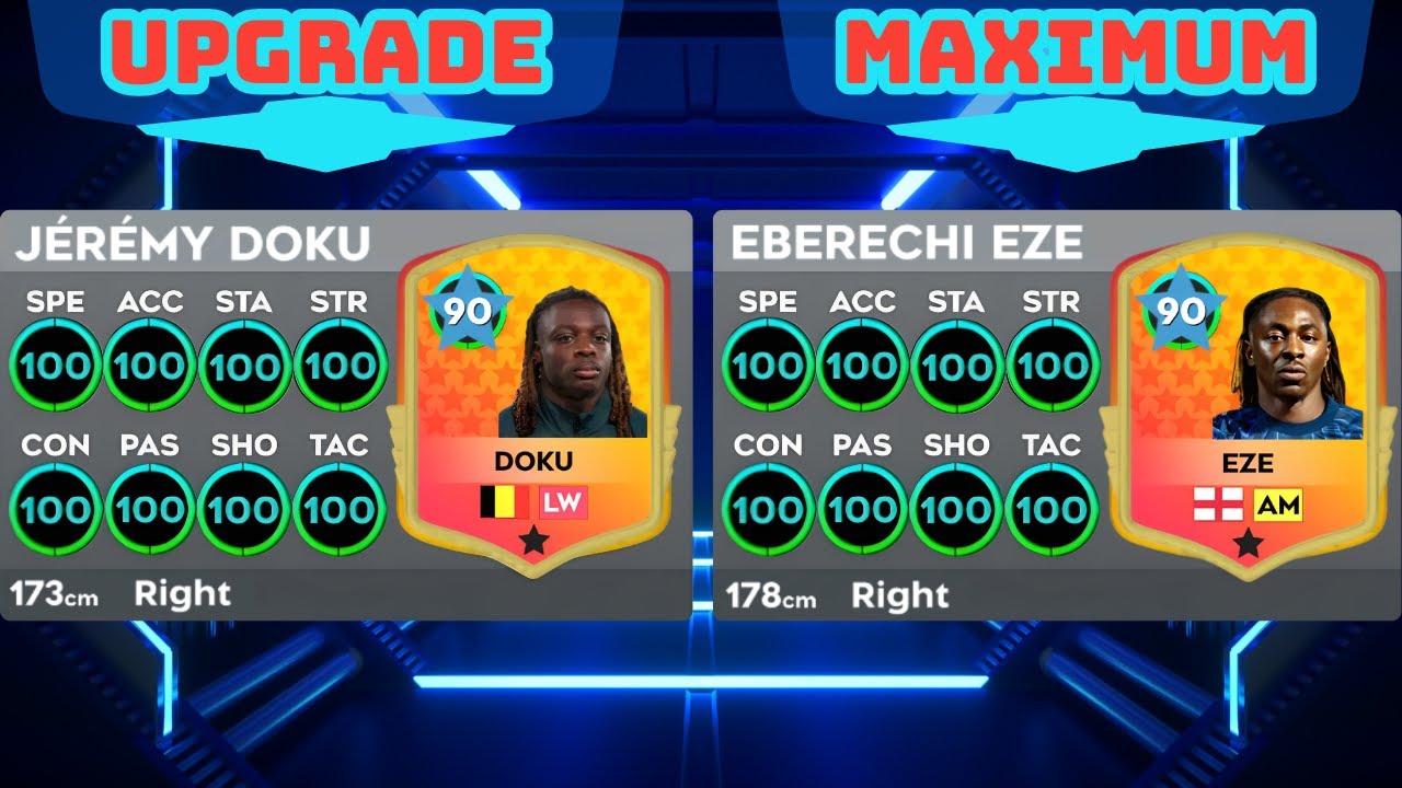 DLS 26 | UPGRADE ✅ J&eacute;r&eacute;my Doku 80 & Eberechi Eze 80 ( NEW ) . Dream League Soccer 2026