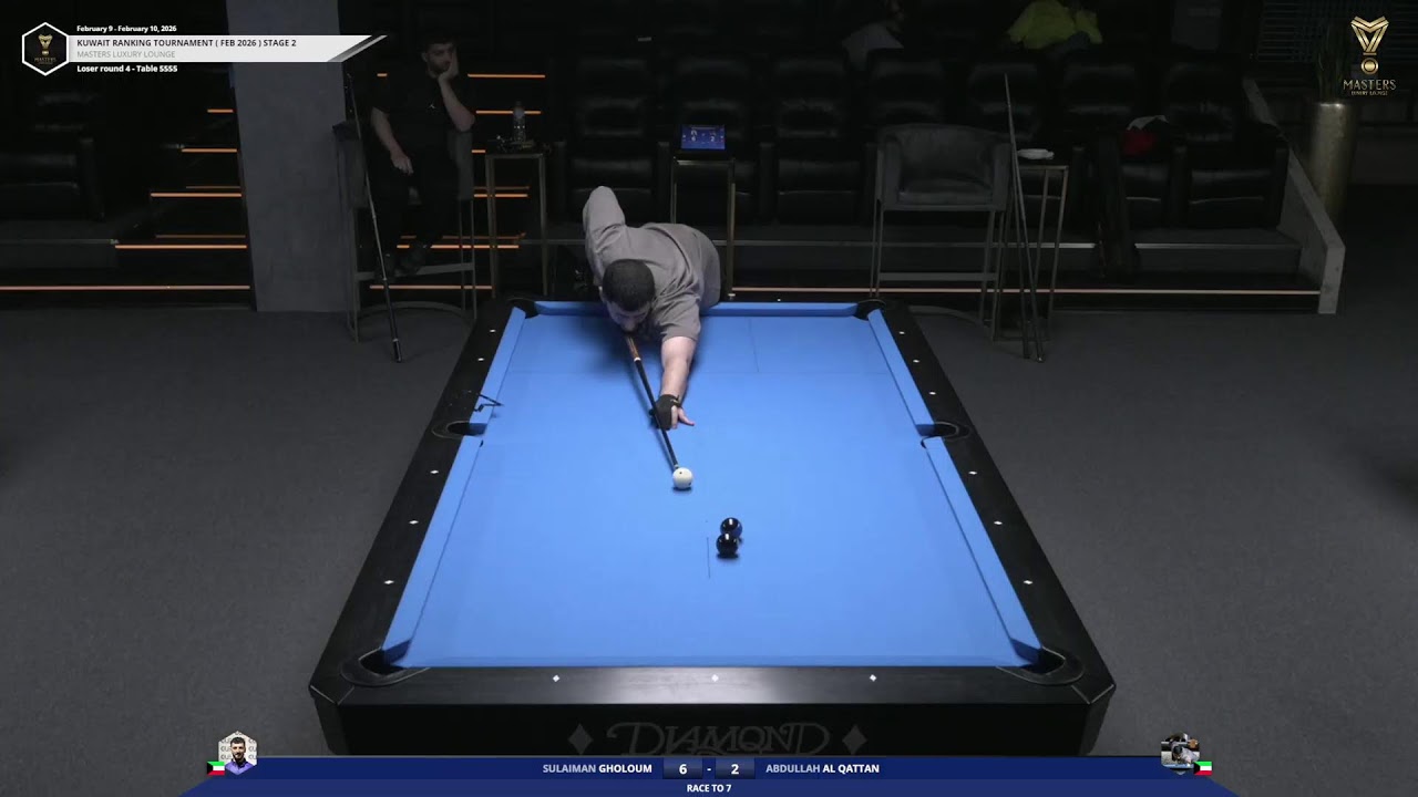 SULAIMAN GHOLOUM VS ABDULLAH AL QATTAN 10 BALL