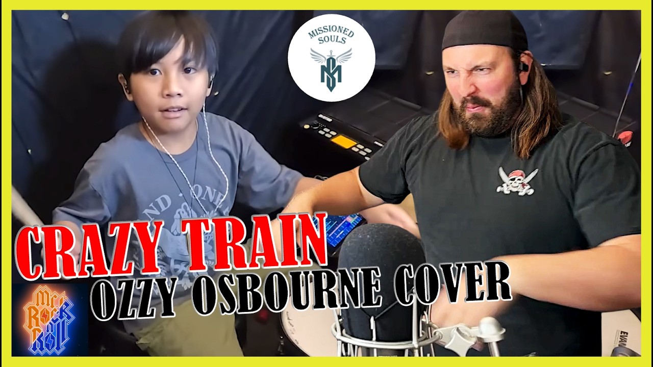 Оззи бы гордился! | CRAZY TRAIN - Оззи Осборн | Missioned Souls | семейная группа | РЕАКЦИЯ