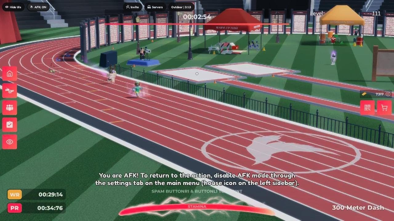 Roblox track and field
