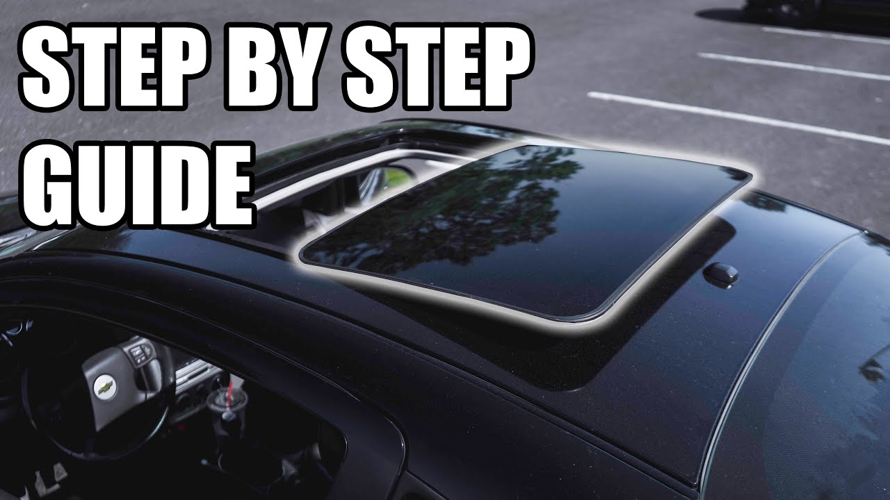How to replace a cobalt SS sunroof