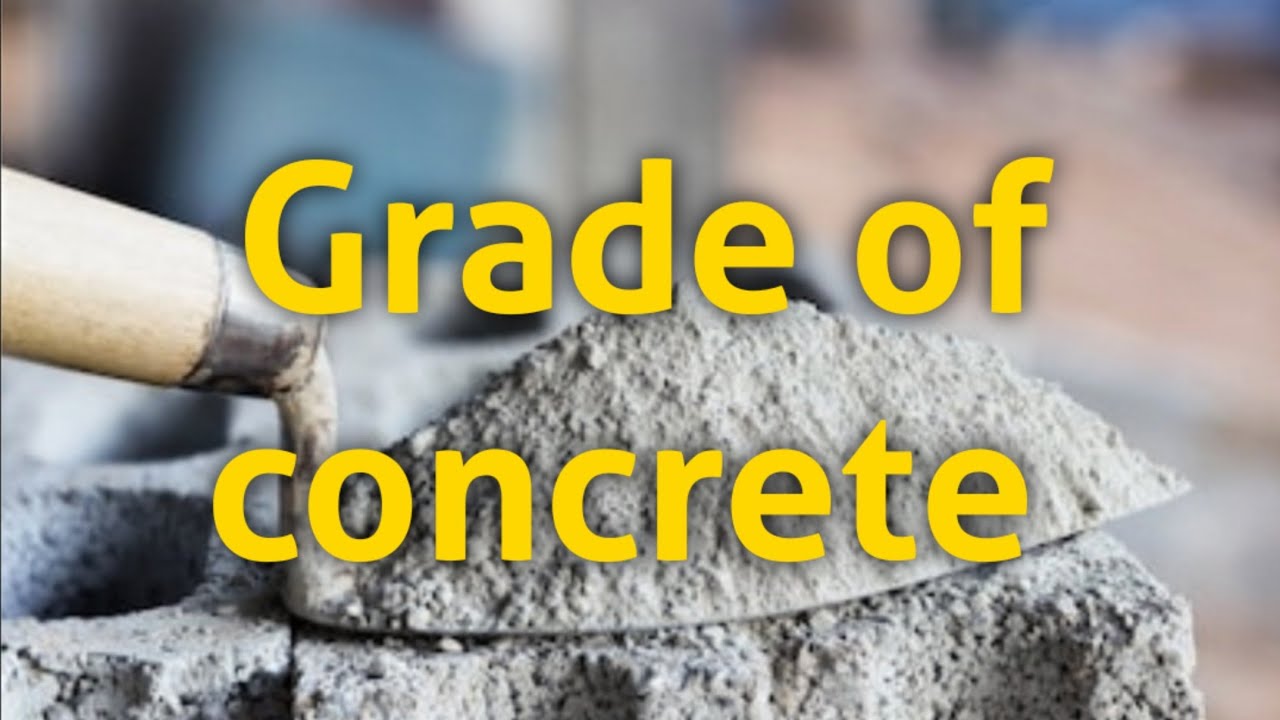 #concretegrade HOW TO FIND GRADE OF CONCRETE ??